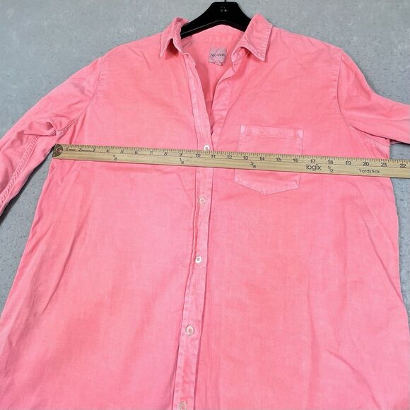 Nic+Zoe Dress Womens Small Pink Summer Day Tunic Shirt Midi Dress Long Sleeves - Picture 5 of 11